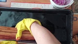 красим снова марганцовкой