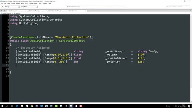 45 - Audio Collections with Scriptable Objects смотреть онлайн
