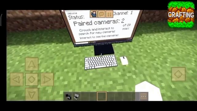 working CCTV camera in Crafting and building||how to download||WE PLAYING. смотреть онлайн