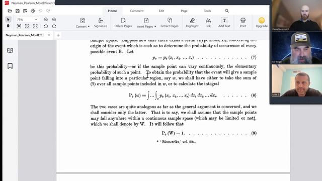 Data Science #6 -"On the problem of the most efficient tests of statistical hypotheses." (1933) N&P смотреть онлайн