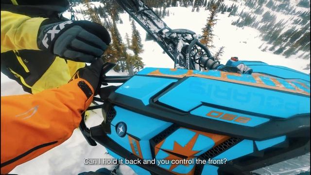 STOPPED ON A CLIFF IN SNOWMOBILE AT GRIZZLY LODGE - BRITISH COLUMBIA, CANADA – TRENCHERS смотреть онлайн