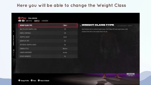 How to Change Weight Class Type in EA Sports UFC 5 смотреть онлайн