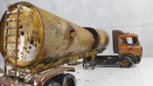 Полная реставрация тягача SCANIA R470 с прицепом!!!