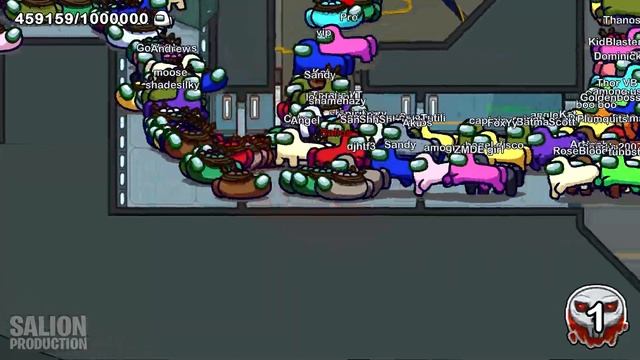 Among Us, but with 1 MILLION HORSES - HIDE n SEEK Mode смотреть онлайн