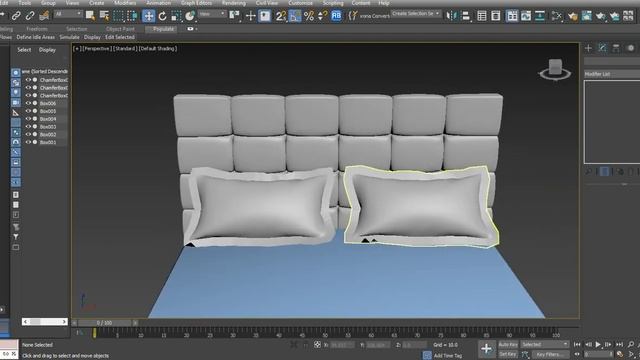 3D Max Studio Bedroom Modeling. Interior Design. Part-2 смотреть онлайн