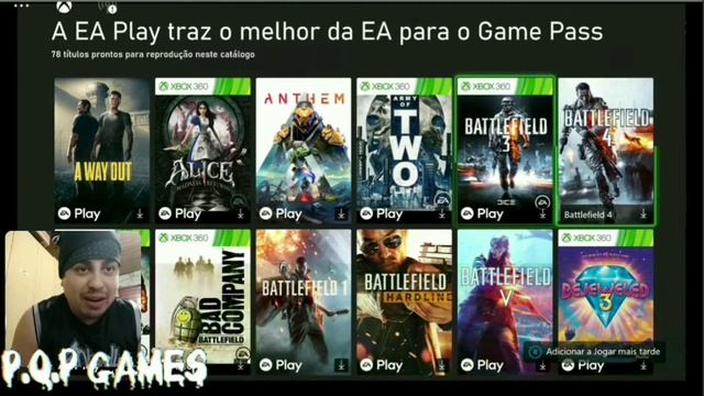 CORRE!!! EA PLAY AGORA NO GAME PASS PARA QUEM É ASSINANTE GAME PASS смотреть онлайн