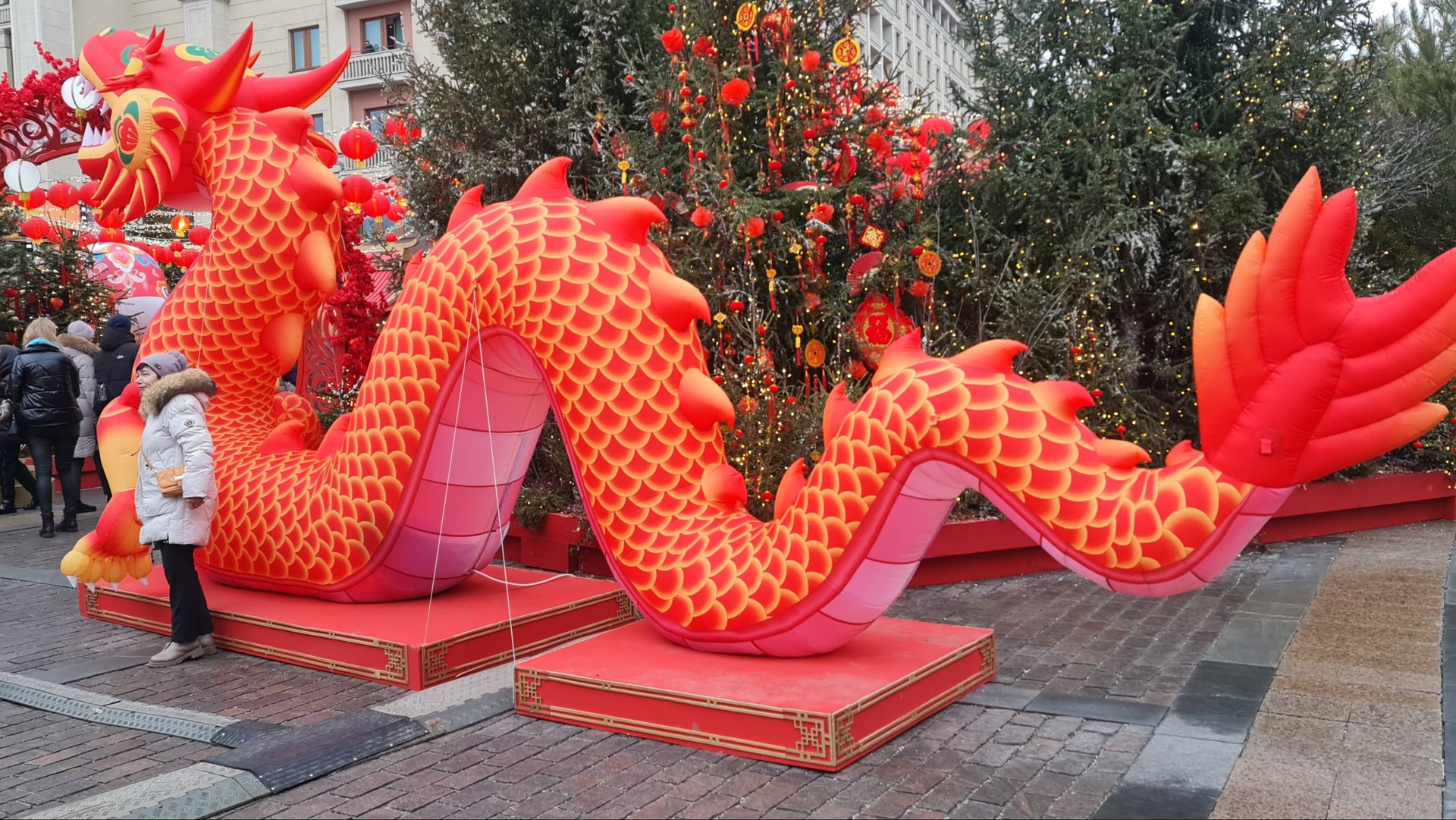 #Фестиваль « #Китайский #Новый #год в #Москве». " #Зима в Москве" Манежная и Тверская площадь смотреть онлайн