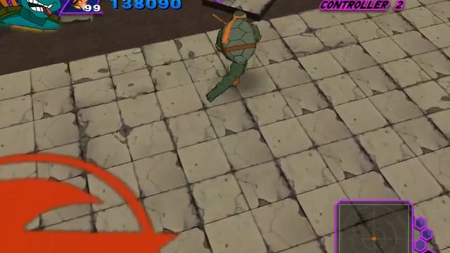 Teenage Mutant Ninja Turtles 2003 Walktrough Michelangello Stage 5 Notes from the Underground смотреть онлайн
