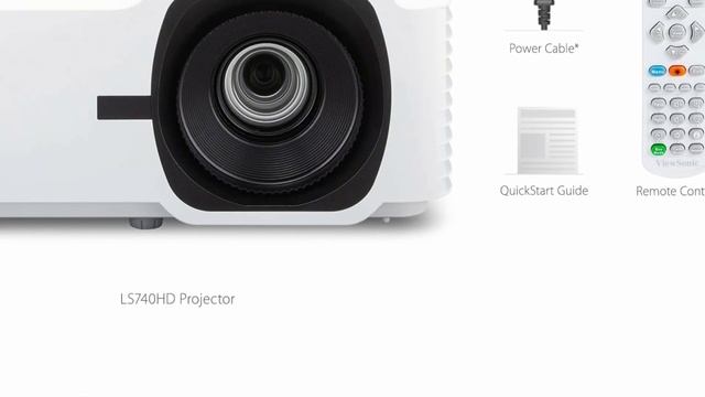 ViewSonic LS740HD 5000 Lumens 1080p Laser Projector with 1.3x Optical Zoom, H/V Keystone смотреть онлайн