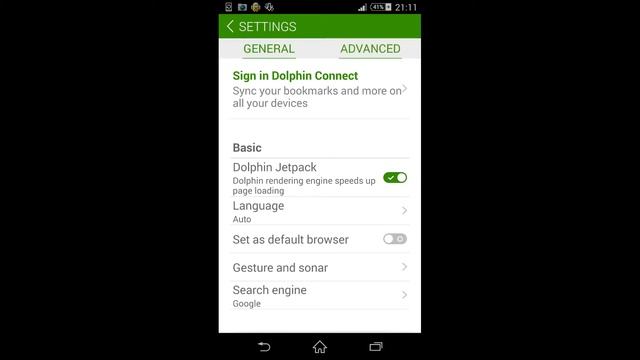 تصفح الموبايل كا الحاسوب - dolphin browser like pc смотреть онлайн