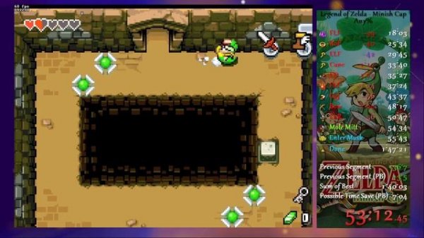 The Legend of Zelda The Minish Cap - Any% Emu - 1:44:49