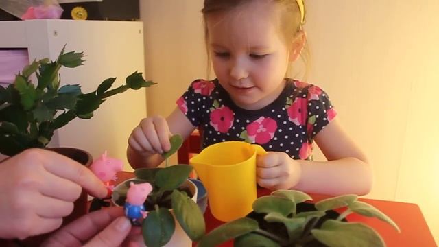 Свинка Пеппа и Джордж пришли в гости к Варе Peppa pig and George come to visit var смотреть онлайн