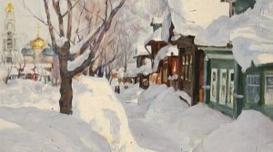 Настоящая зима в живописных произведениях Николая Барченкова  ( 1918-2002 )