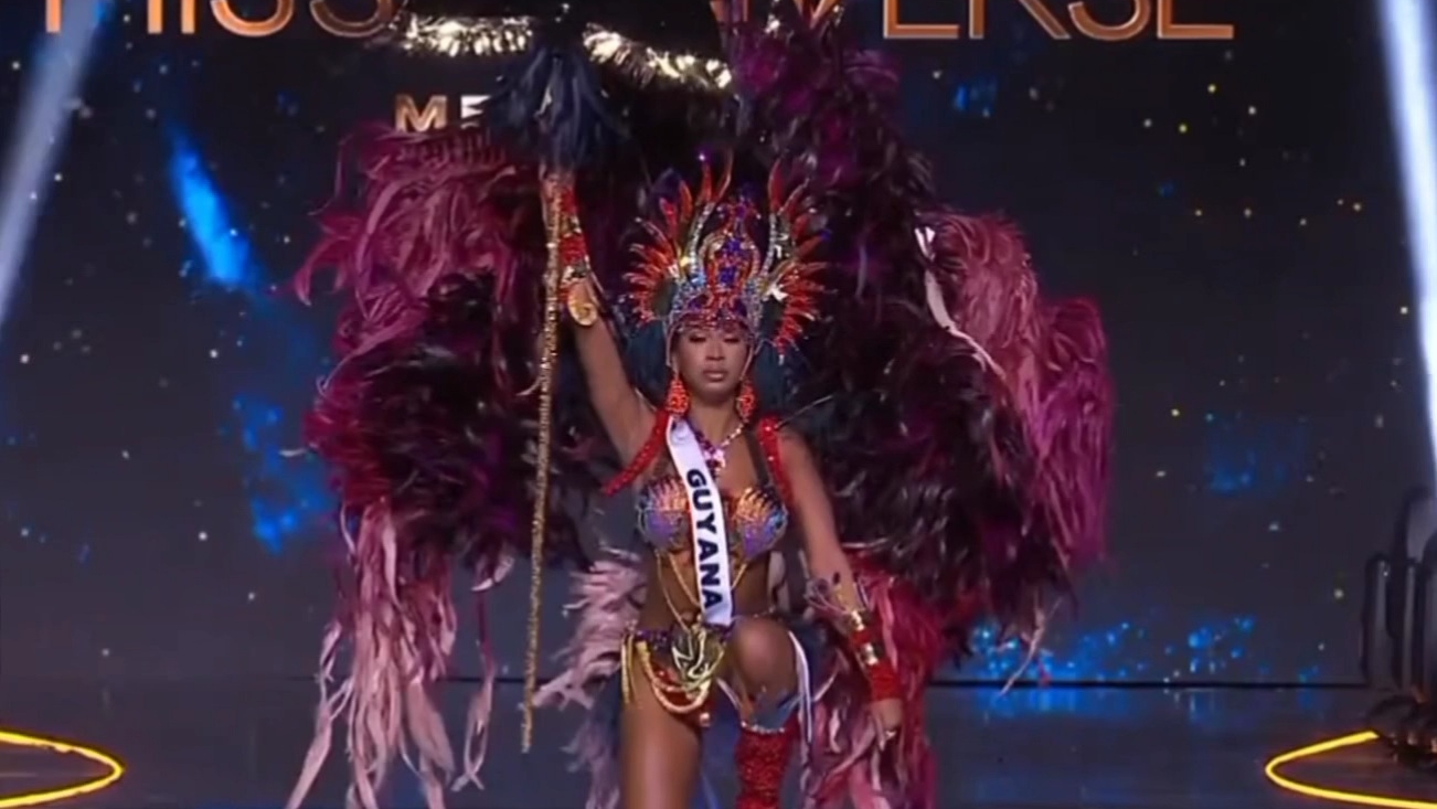 Guyana Miss Universe 2024 (73) Arianna Blaize Гайана Мисс Вселенная 2024 Национальный костюм