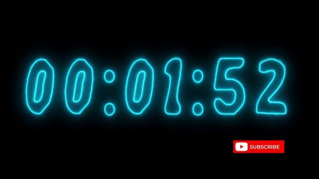 Light blue neon timer 4 minutes (countdown) смотреть онлайн