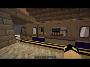 КАТАЮСЬ НА МОЁМ МЕТРО НА 21 ЛИНИИ В МАЙНКРАФТ