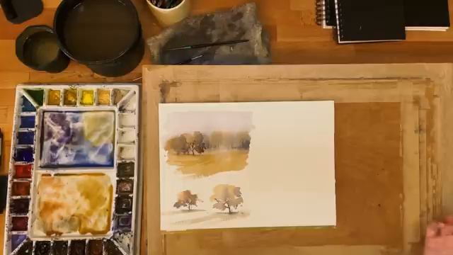 Painting Trees In Watercolour - Part I