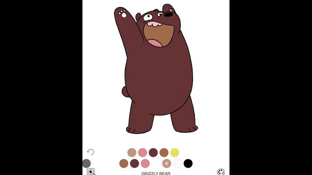 How To Coloring We Bare Bares (33) - Grizzly,Panda,Ice Bear Heyyy ~~ смотреть онлайн