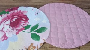 Будете удивлены - ВСЕГО 2 круга из ткани! Хорошая идея для подарка. Лоскутное шитье для начинающих