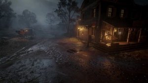 Западная атмосфера Сильный дождь с грозой