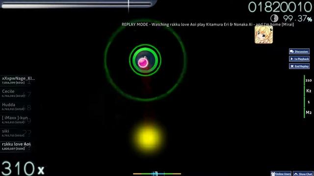 Osu! - Kitamura Eri & Nonaka Ai - and I'm home[Mirai]DT FC смотреть онлайн