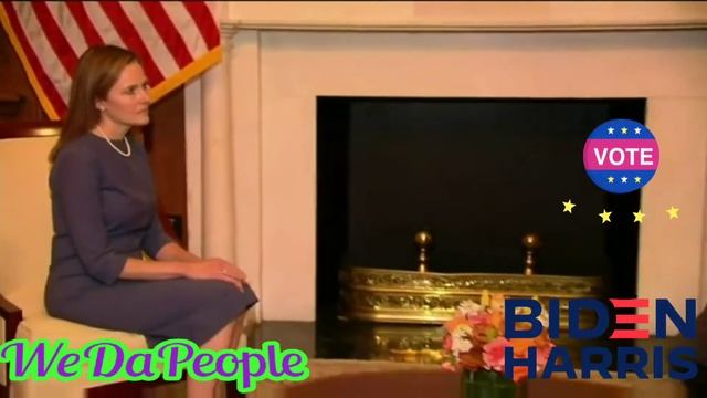 Lindsey Graham seats with Judge Amy Coney Barrett смотреть онлайн