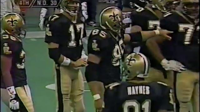 Atlanta Falcons vs New Orleans Saints (November 13, 1994) "Morten Andersen Gives Falcons The Bird" смотреть онлайн