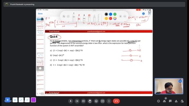 Week 5| NPTEL| Introduction to Molecular Thermodynamics (noc23-cy24)| Live session смотреть онлайн