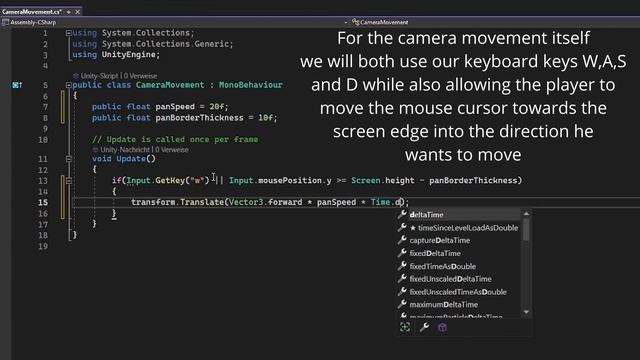 How to make Strategy Game Like Camera Movement | Unity Tutorial смотреть онлайн