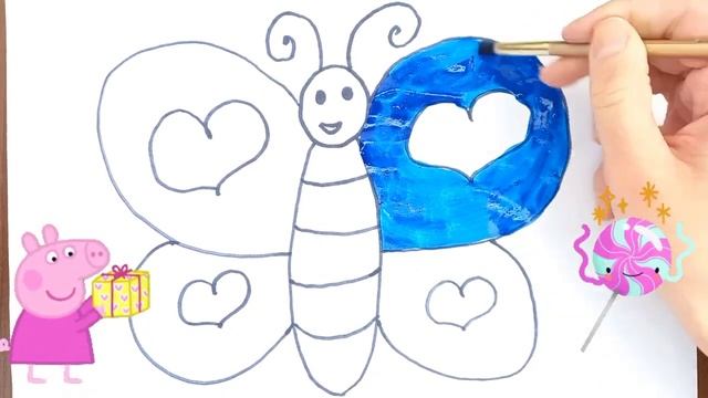 Як Намалювати Метелика🦋Намалювати малюнок Метелика 🎨 Малювання для дітей смотреть онлайн