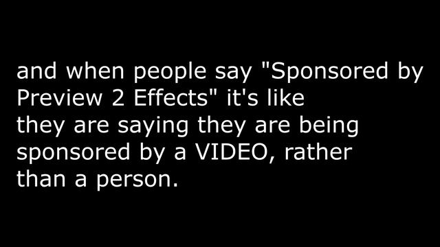 Message to those who use Sponsored by x Effects instead of Inspired смотреть онлайн