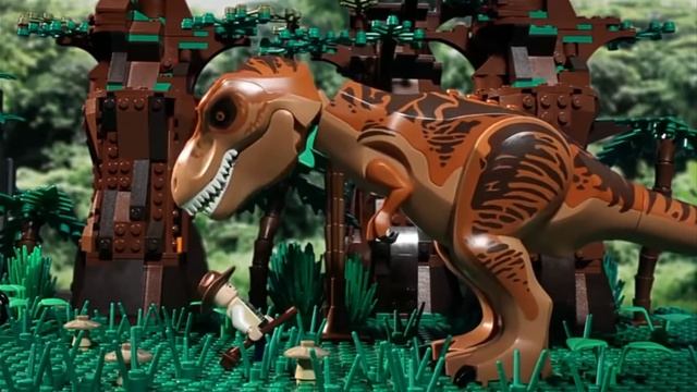 Лего-Анимация когда напали динозавры смотреть онлайн