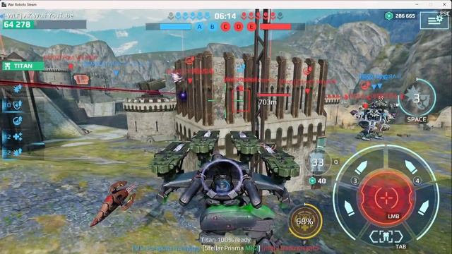 THEY CANT MOVE! ONE HIT = LOCKDOWN, GAUS MK2 + PARALYS DRONE #warrobots #warrobotsindonesia SNIPER смотреть онлайн
