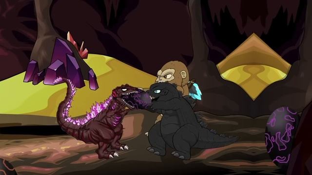 Hulk KONG Evolution vs Tyrannosaurus - DINOSAURS PTERODACTYL & Godzilla BEST ! смотреть онлайн