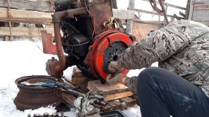 Установка корзины сцепления Трактор🚜 Т-16