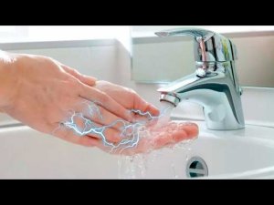 Раковина "бьет" током. Для поиска использую Aneng ST212.