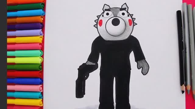 Научитесь рисовать Уиллоу Вулф из КНИГИ PIGGY BOOK 2 РОБЛОКС