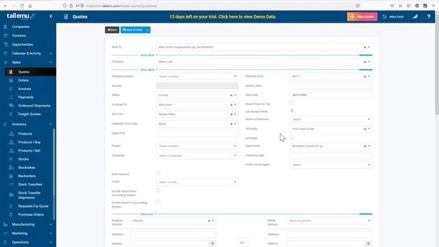 Tall Emu CRM Demo from Lead Capture to Accounting System and all the steps in between смотреть онлайн
