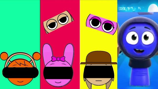 Неправильные глаза 👀 Неправильное тело Sprunki 3D Анимация смотреть онлайн