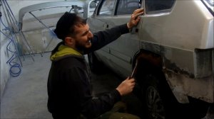 кузовной ремонт ,замена задней арки ваз 2109-14