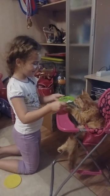 Новинка!!! Интерактивная игрушка Babyborn cat )) смотреть онлайн