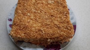 Торт НАПОЛЕОН из готового слоёного теста