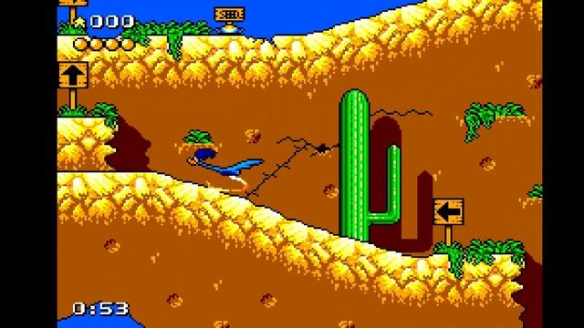 Desert Speedtrap Starring Road Runner And Wile E Coyote Sega Master System смотреть онлайн