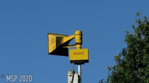 Federal Signal Thunderbolt 1000AT Tornado Siren Test | Full «Attack» | Sully, IA