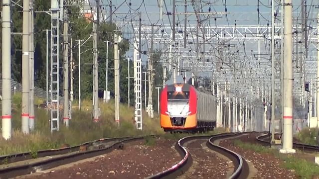 Электропоезд ЭС1-034 "Ласточка" №731 "Нижний Новгород - Москва" смотреть онлайн