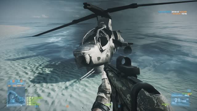 Вечерний Battlefield # 36. Battlefield 3. Остров Уэйк. Игра по сети. смотреть онлайн