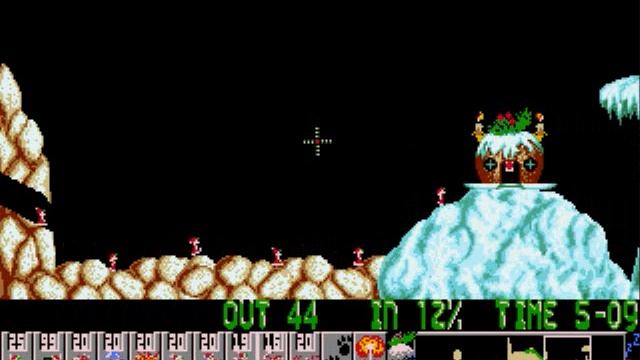 Holiday Lemmings 1993 - Gameplay смотреть онлайн