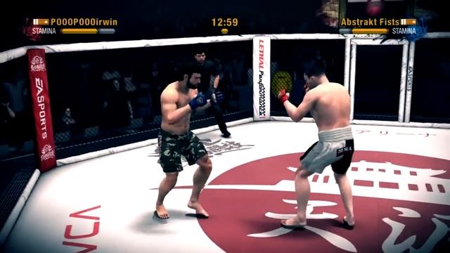 Abstrakt Fists vs POOOPOOOirwin WAR in Ea MMA смотреть онлайн