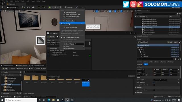 Perception Neuron Mocap To MetaHuman ~ How To Stream Axis Studio Mocap Data To The Unreal Engine 5