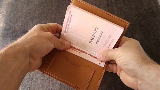 Обложка на паспорт / Ручная работа / Cover on the passport смотреть онлайн